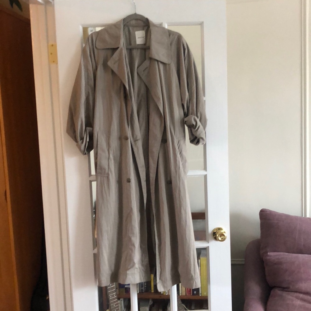 Tan Wood Wood trench size 36